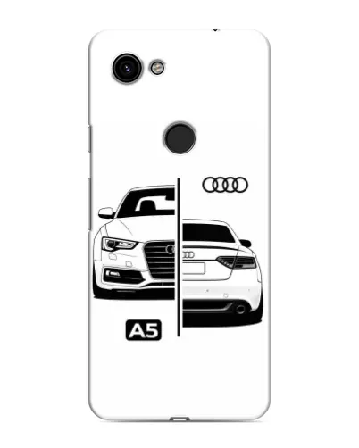 Чехол для Google Pixel 3 XL с картинкой «Audi — контрастный дизайн»