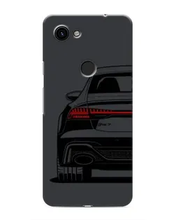 Чехол для Google Pixel 3 XL с картинкой «Задняя часть Audi — арт»
