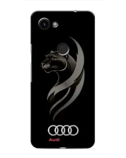 Чехол для Google Pixel 3 XL с картинкой «Графика — пантера и Audi»