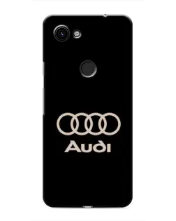 Чехол для Google Pixel 3 XL с картинкой «Audi — золотой логотип»