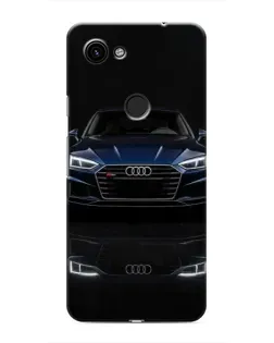 Чехол для Google Pixel 3 XL с картинкой «Audi — ночное отражение»