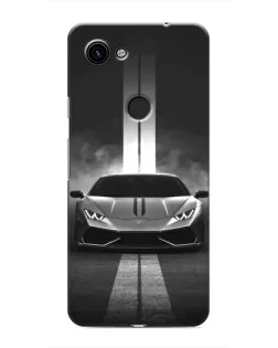 Чехол для Google Pixel 3 XL с картинкой «Lamborghini симметрия дорог»