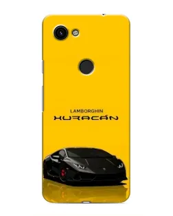 Чехол для Google Pixel 3 XL с картинкой «Lamborghini Huracan черный»