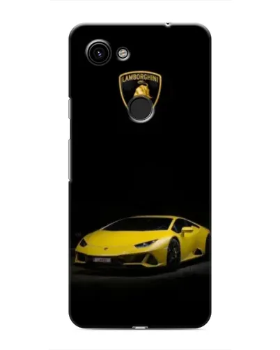 Чехол для Google Pixel 3 XL с картинкой «Lamborghini желтый акцент»
