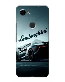 Чехол для Google Pixel 3 XL с картинкой «Классическая надпись Lamborghini»