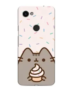 Чохол для Google Pixel 3 XL з картинкою «Пушин з кексом»