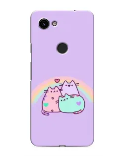 Чохол для Google Pixel 3 XL з картинкою «Веселкові Пушини»