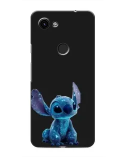 Чехол для Google Pixel 3 XL с картинкой «Стич на черном»