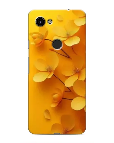 Чехол для Google Pixel 3 XL с картинкой «Золотые лепестки»