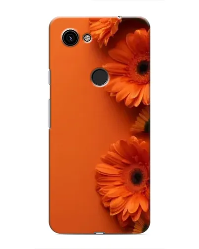 Чехол для Google Pixel 3 XL с картинкой «Оранжевые герберы»