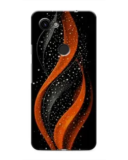 Чехол для Google Pixel 3 XL с картинкой «Огненная звездная волна»
