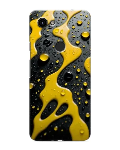 Чехол для Google Pixel 3 XL с картинкой «Жидкое желтое золото»