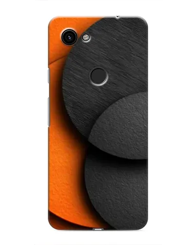Чехол для Google Pixel 3 XL с картинкой «Геометрия оранжевых кругов»