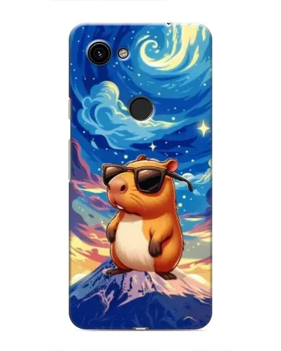Чехол для Google Pixel 3 XL с картинкой «Капибара Ван Гога»
