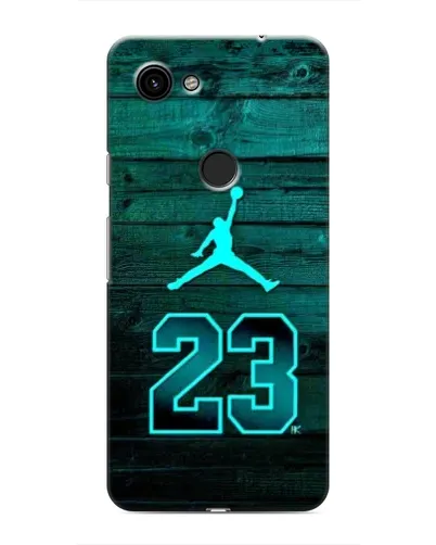 Чехол для Google Pixel 3a XL с картинкой «Jordan Cyan 23»