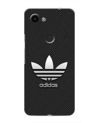 Чехол для Google Pixel 3a XL с картинкой «Adidas Карбоновая текстура»