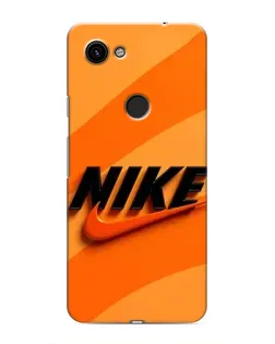 Чехол для Google Pixel 3a XL с картинкой «Оранжевый драйв Nike»