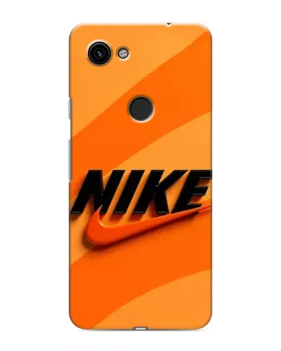 Чехол для Google Pixel 3a XL с картинкой «Оранжевый драйв Nike»
