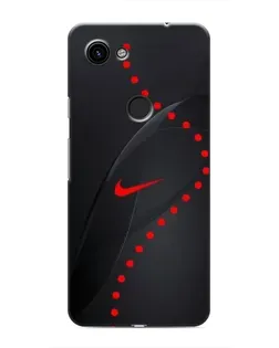 Чехол для Google Pixel 3a XL с картинкой «Абстрактный дизайн Nike»