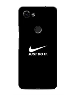 Чехол для Google Pixel 3a XL с картинкой «Минимализм от Nike»