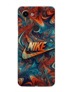 Чехол для Google Pixel 3a XL с картинкой «Nike в абстракции»