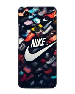Чехол для Google Pixel 3a XL с картинкой «Коллекция кроссовок Nike»