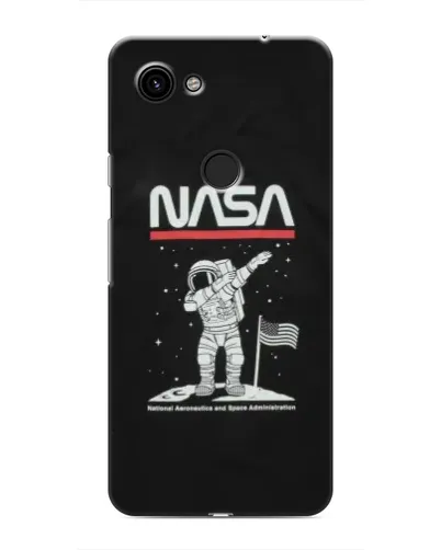 Чехол для Google Pixel 3a XL с картинкой «NASA — шагаем по Луне»