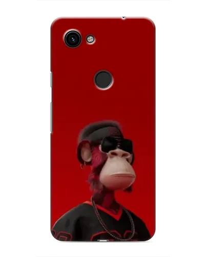 Чехол для Google Pixel 3a XL с картинкой «Bored Ape в красном»