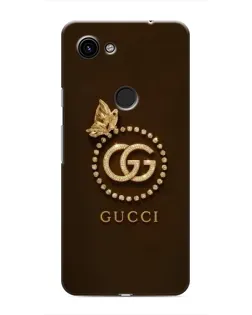 Чехол для Google Pixel 3a XL с картинкой «Gucci — золотая бабочка»