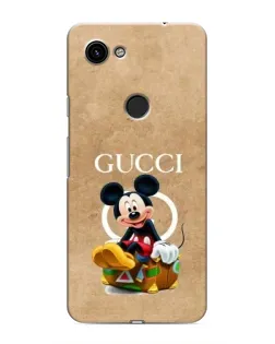 Чехол для Google Pixel 3a XL с картинкой «Микки Маус Gucci — крафт»