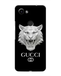 Чехол для Google Pixel 3a XL с картинкой «Gucci — серебряный лев»