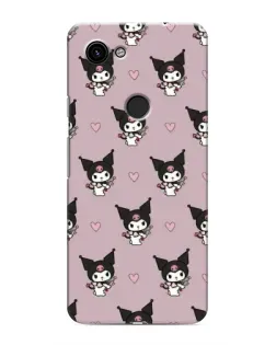 Чехол для Google Pixel 3a XL с картинкой «Kuromi — ночной сон»
