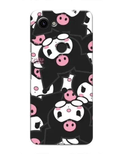 Чехол для Google Pixel 3a XL с картинкой «Паттерн голов Куроми»