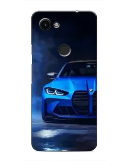 Чохол для Google Pixel 3a XL з картинкою «Блакитна BMW M4»