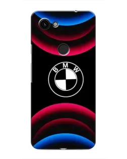 Чохол для Google Pixel 3a XL з картинкою «Логотип BMW та неонові дуги»