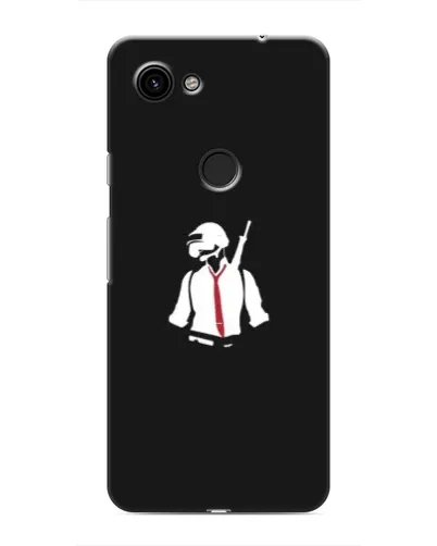 Чехол для Google Pixel 3a XL с картинкой «PUBG — силуэт воина»