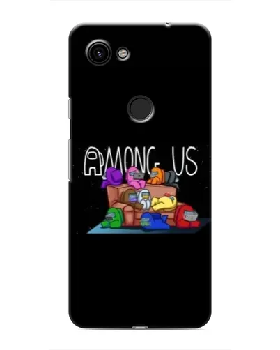 Чехол для Google Pixel 3a XL с картинкой «Логотип Among Us»