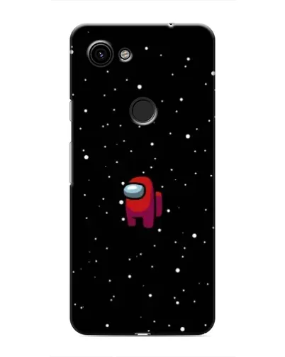 Чехол для Google Pixel 3a XL с картинкой «Красный Among Us»