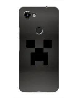 Чехол для Google Pixel 3a XL с картинкой «Черный крипер градиент»
