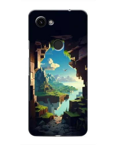 Чехол для Google Pixel 3a XL с картинкой «Вид из пещеры»