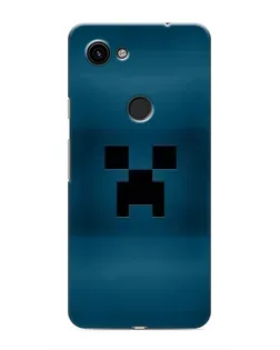 Чехол для Google Pixel 3a XL с картинкой «Крипер текстура»