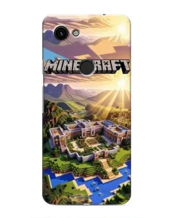 Чехол для Google Pixel 3a XL с картинкой «Minecraft панорама»