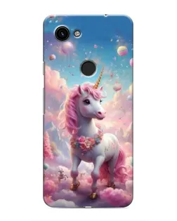 Чехол для Google Pixel 3a XL с картинкой «Единорог среди облаков»