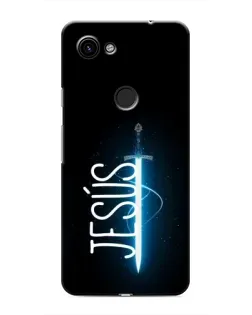 Чехол для Google Pixel 3a XL с картинкой «Меч Духа Jesus»