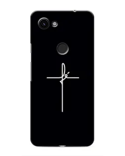 Чехол для Google Pixel 3a XL с картинкой «Тонкий крест»