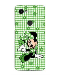 Чехол для Google Pixel 3a XL с картинкой «Mickey в клетку»