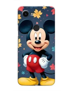 Чехол для Google Pixel 3a XL с картинкой «Осенний Mickey Mouse»
