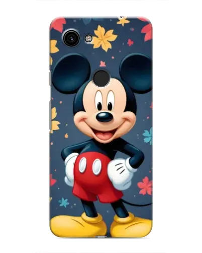 Чехол для Google Pixel 3a XL с картинкой «Осенний Mickey Mouse»