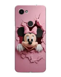 Чехол для Google Pixel 3a XL с картинкой «Минни сквозь стену»