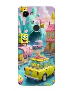 Чехол для Google Pixel 3a XL с картинкой «Монстр-трак приключения»